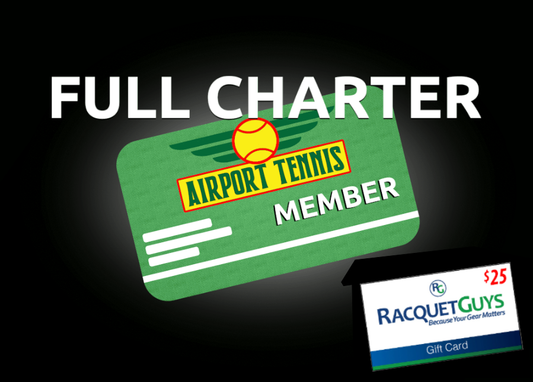 Full Charter Membership with RacquetGuys Discount card